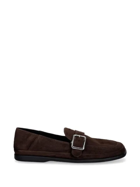 VAGABOND Sammie buckle-fastening suede loafers Brown 612404029