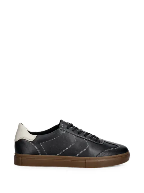VAGABOND Cody contrast-stitch leather sneakers Black 594410187