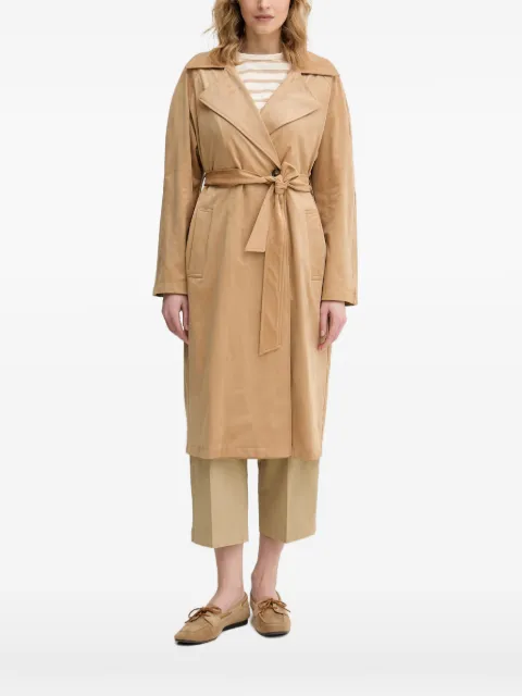 Benetton double-breasted belted coat Brown 2JBNDN09J