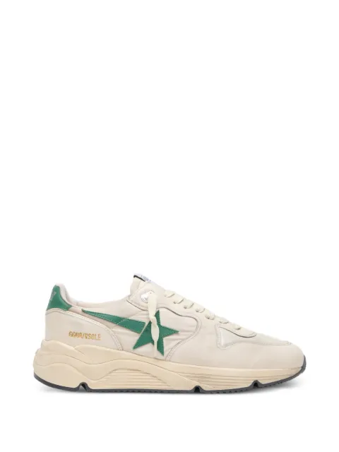 Golden Goose Running Sole in nylon and leather with leather star sneakers White GMF00126F008530