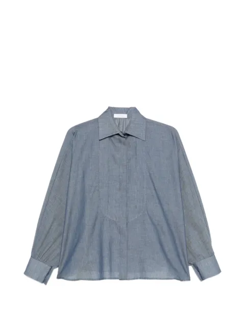 Fedeli Serra cotton shirt Blue TD000048