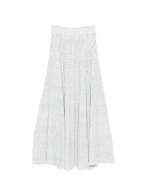 Fedeli ribbed midi skirt Grey MD007205