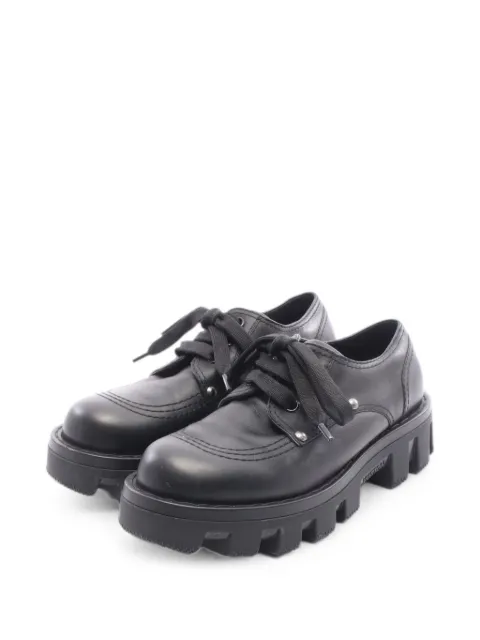 Louis Vuitton Pre-Owned 2023 leather derby shoes Black 1049891