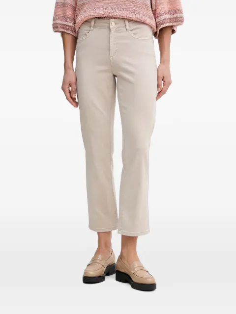 Joseph Ribkoff logo-plaque straight-leg jeans Neutrals 261995