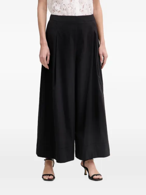 Joseph Ribkoff pleated wide-leg palazzo pants Black 262083