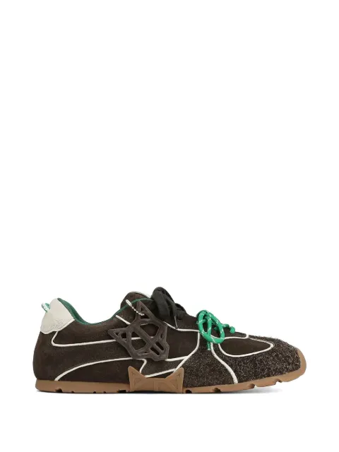 NAKED WOLFE Ace panelled sneakers Brown ACEBROWN