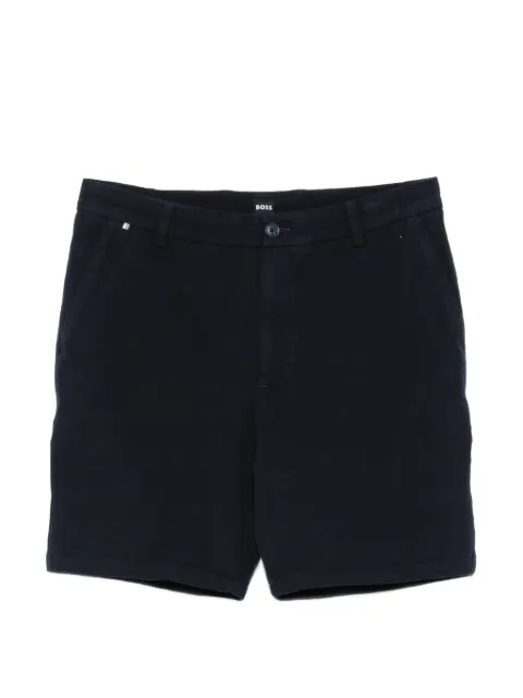 BOSS Kane logo-detail chino shorts Blue 50555859