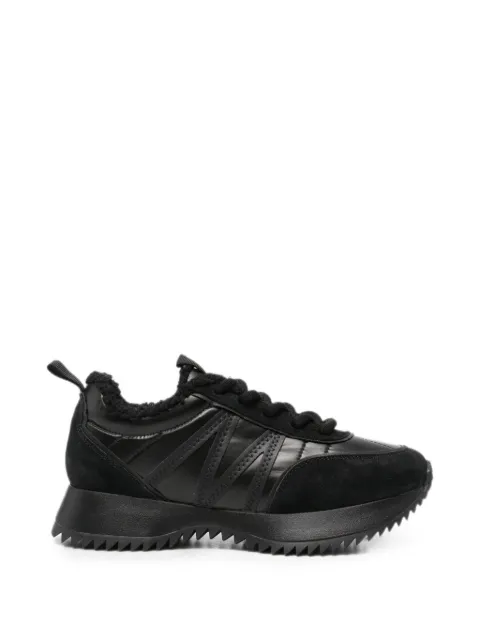 SERGIO MORETTI FIRENZE shearling-lined panelled sneakers Black 604525213WOBLK