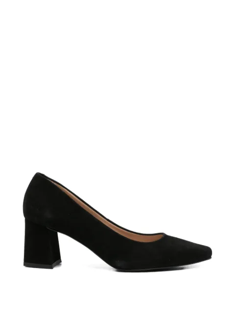 SERGIO MORETTI FIRENZE pointed-toe block-heel pumps Black 602025203