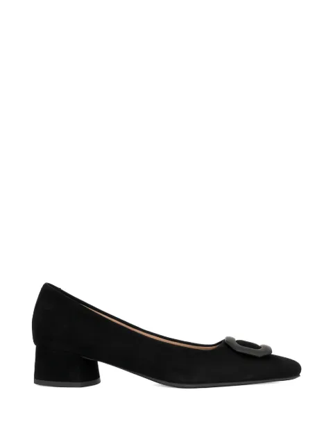 SERGIO MORETTI FIRENZE buckle-detail block-heel pumps Black 602025212