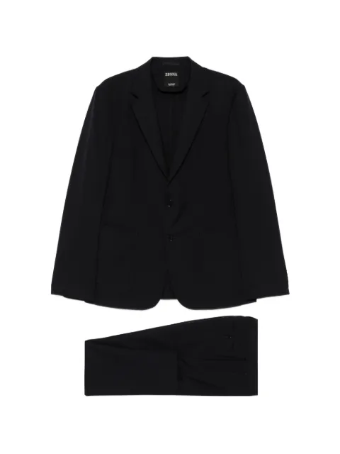 Zegna single-breasted suit Black 322744A32XP