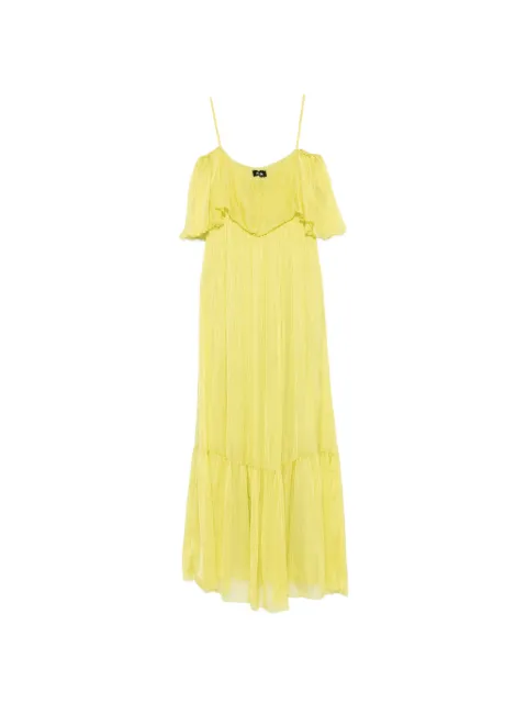 DIXIE ruffled maxi dress Green A207A015A