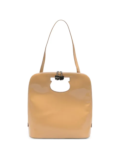 Ferragamo Pre-Owned 2010 Gancini-detail tote bag Neutrals SF250AWT