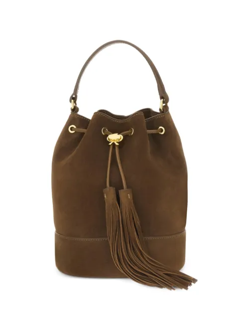 Gianvito Rossi Sienna tassel-detail bucket bag Brown B00396RIBBKCAM