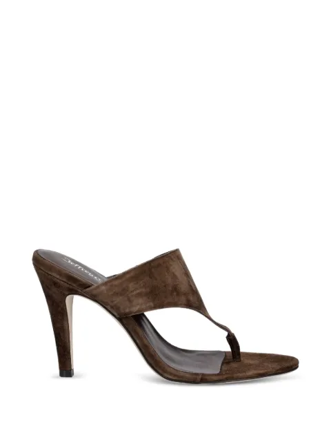Jeffrey Campbell Marilla suede thong-strap sandals Brown JCD242410