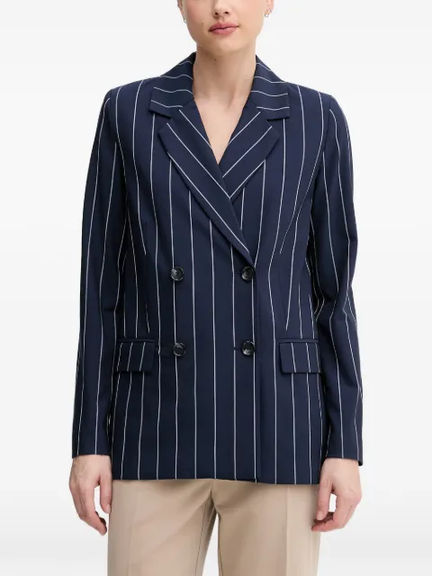 Benetton pinstripe double-breasted blazer Blue 26Q2DW03L