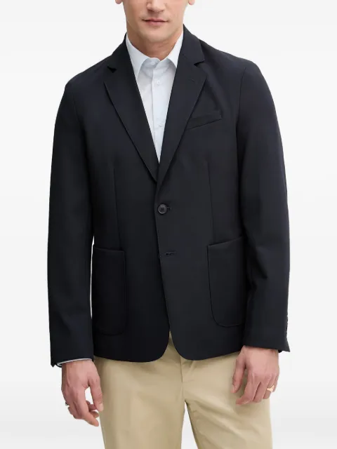 Benetton single-breasted notched-lapel blazer Blue 23N4UW021