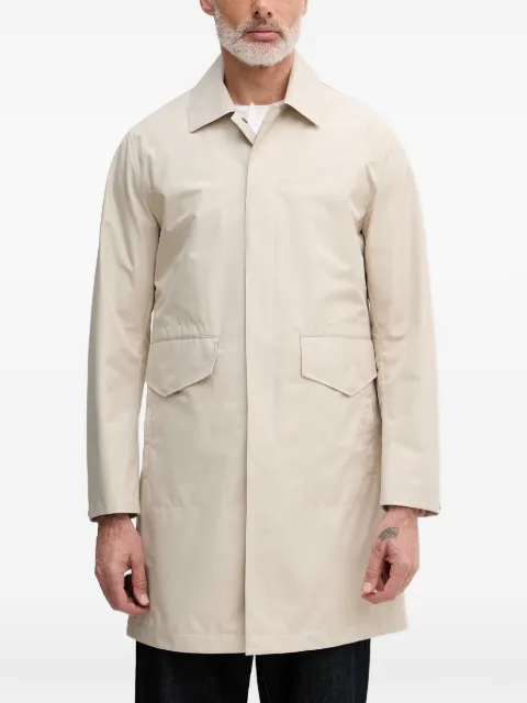 Benetton quilted gilet-layered coat Neutrals 2VYAUN07E