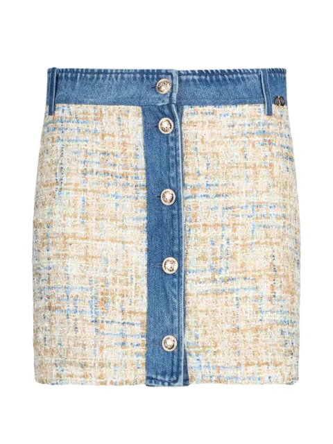 LIU JO button-up mini skirt Blue UA6293D034778663