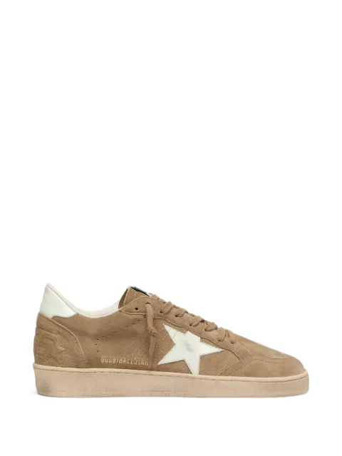 Golden Goose Ball Star in brown suede with white leather star sneakers Neutrals GMF00117F008932