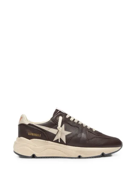 Golden Goose Running Sole leather-upper toe and spur nappa star and heels Brown GMF00126F008548