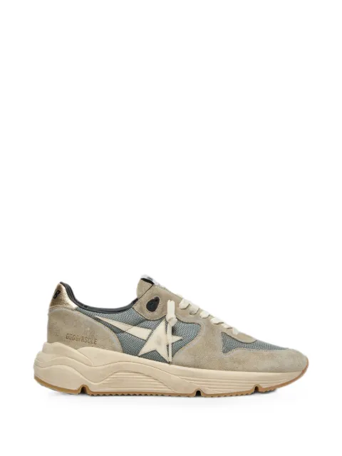Golden Goose Running Sole in gray suede with white star and white heel tab sneakers Neutrals GMF00126F006338