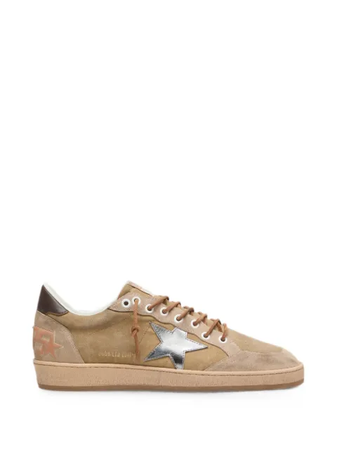 Golden Goose Ball Star in wool with cream leather star and brown waxed leather inserts sneakers Neutrals GMF00913F008622