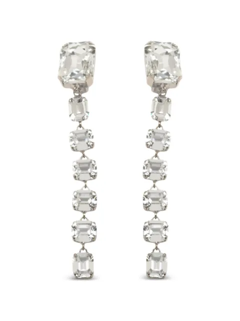 Silvia Gnecchi Tamara crystal-embellished drop earrings Silver OR007TAMARA