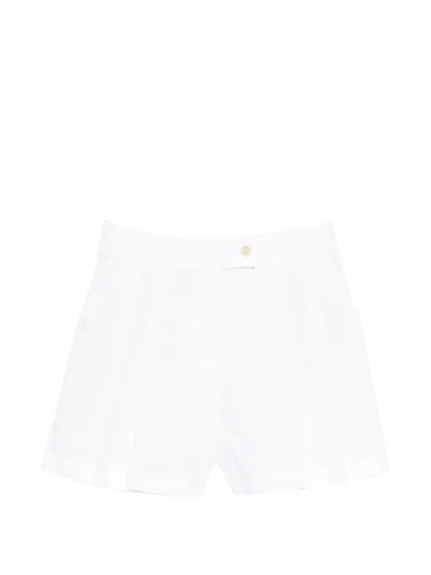 Fedeli Egon pleated shorts White TD000139