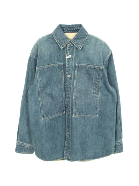 Jil Sander Pre-Owned 2010s oversized denim shirt Blue 1057785