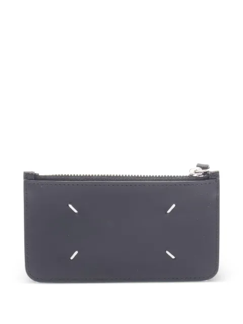 Maison Martin Margiela Pre-Owned 2020s leather card case Black 1059681