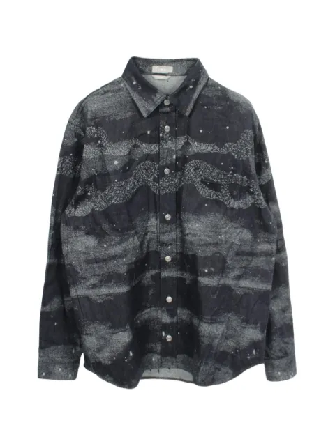 Christian Dior Pre-Owned x Peter Doig denim shirt Blue 1057041