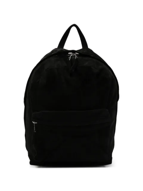 Giorgio Brato suede-panelled leather backpack Black BS26S2401BCSD