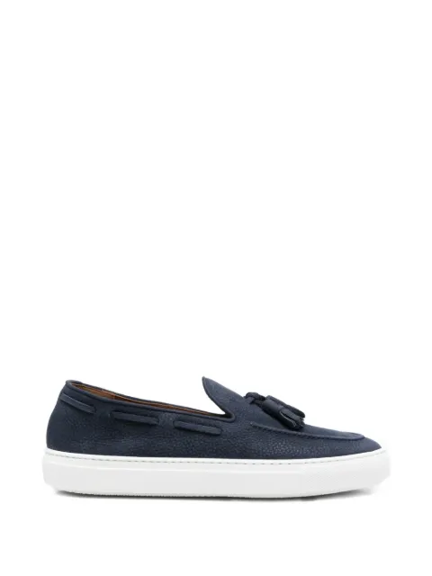 Fratelli Rossetti tassel pebbled loafers Blue 47087