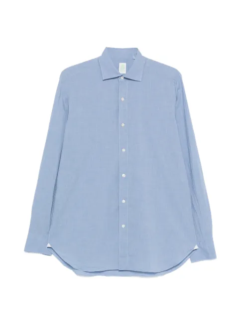 Finamore 1925 Napoli spread-collar shirt Blue C0684