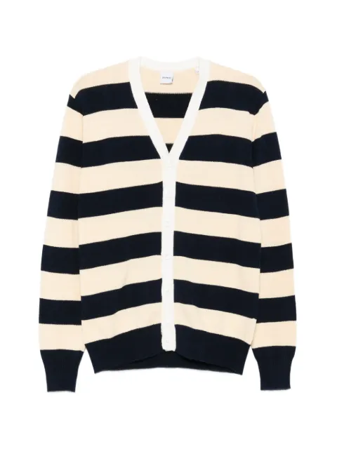 ASPESI striped V-neck cardigan Blue S6QM820M125