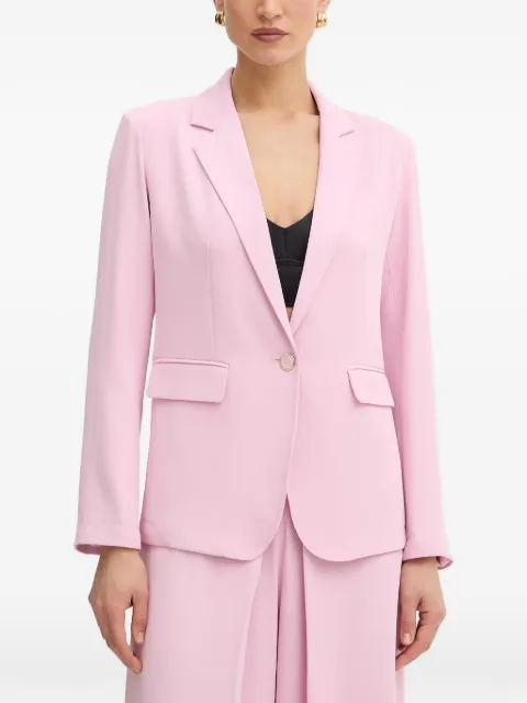 FRACOMINA single-breasted blazer Pink FS26SJ3004W47601