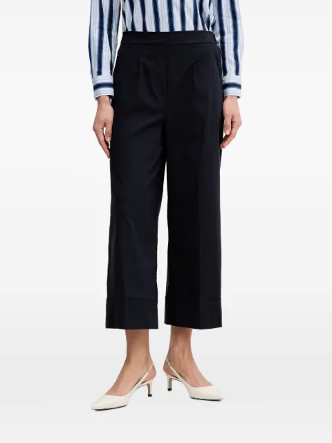 Joseph Ribkoff pleated cropped trousers Blue 261264