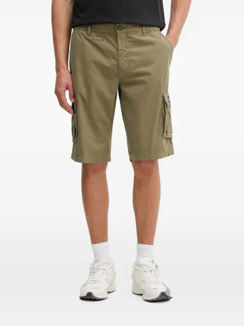 Aeronautica Militare logo-plaque cargo shorts Green BE0066UCT0112