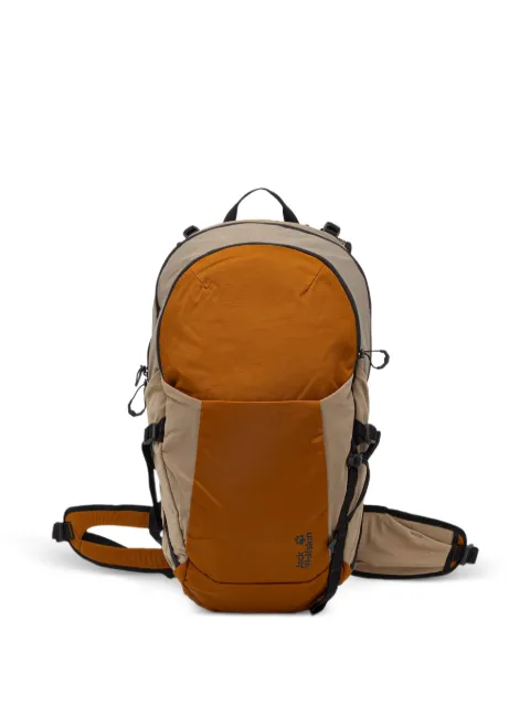JACK WOLFSKIN Echotrek Shape 25 colour-block buckled backpack Orange A65972