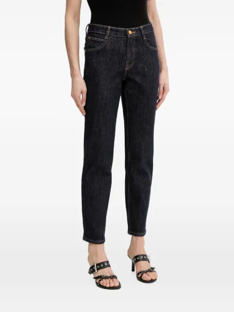 Miss Sixty Emma contrast-stitch mid-rise skinny jeans Blue 6M1JJ2320D