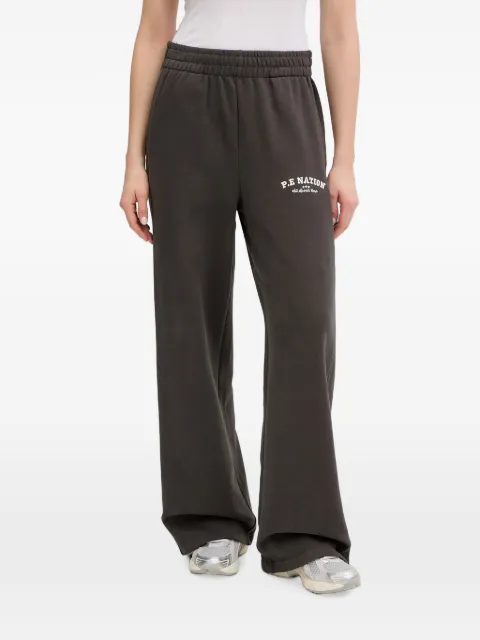 P.E Nation logo-embroidered track pants Grey 261P121