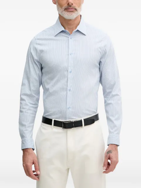 Mos Mosh long-sleeved stripe shirt Blue 508160