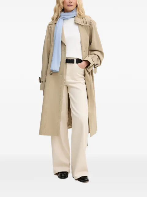 Mos Mosh MMScout Zani contrast-stitched coat Neutrals 178240