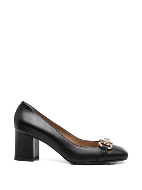 SERGIO MORETTI FIRENZE leather pumps Black 602025211