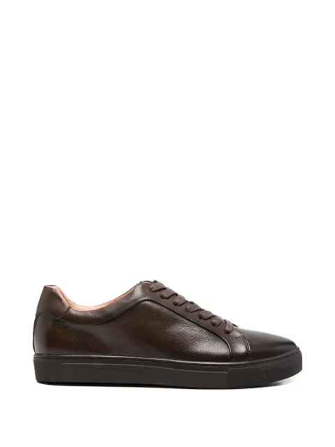 SERGIO MORETTI FIRENZE pebbled leather sneakers Brown 396925206DBR