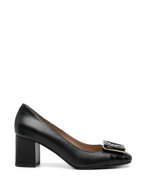 SERGIO MORETTI FIRENZE buckle-detail crocodile-effect pumps Black 602025208BLA
