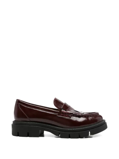 SERGIO MORETTI FIRENZE lug-sole loafers Red 601525212