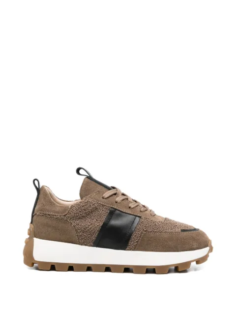 SERGIO MORETTI FIRENZE stripe-detail sneakers Brown 601525207