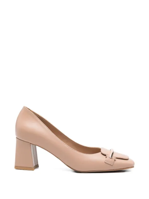 SERGIO MORETTI FIRENZE square-toe pumps Neutrals 602025201NUD